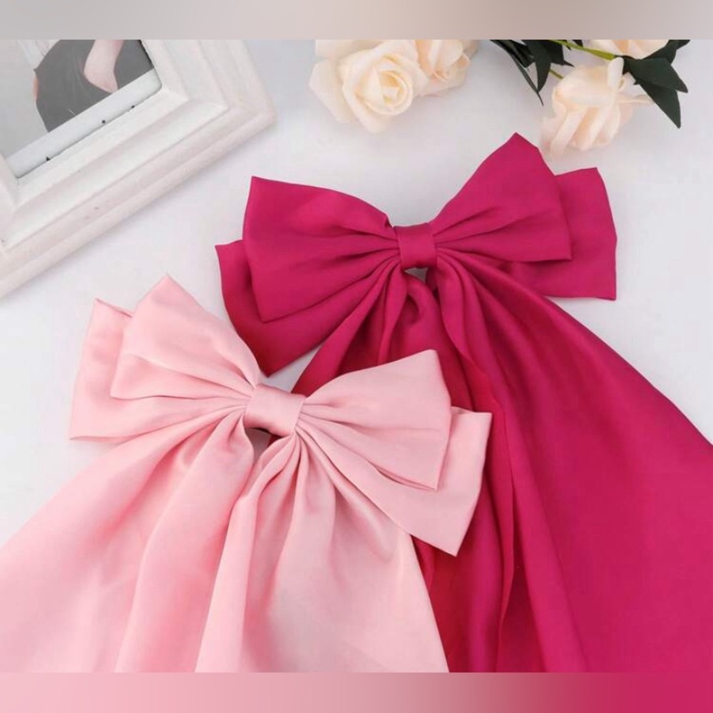 Pink and Fuchsia Hair Bows